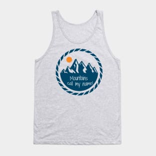 Cool mountain design for hikers and climbers Tank Top